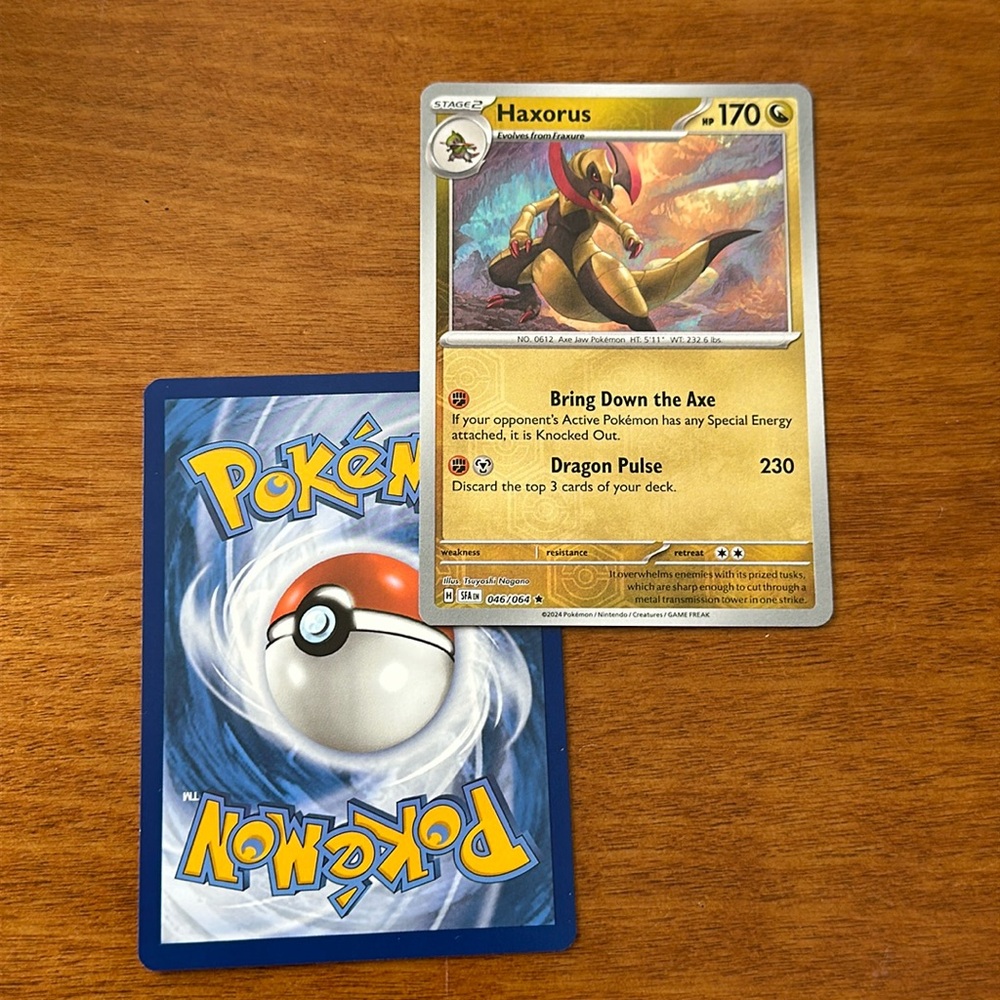 Pokémon Card - Holographic Haxorus